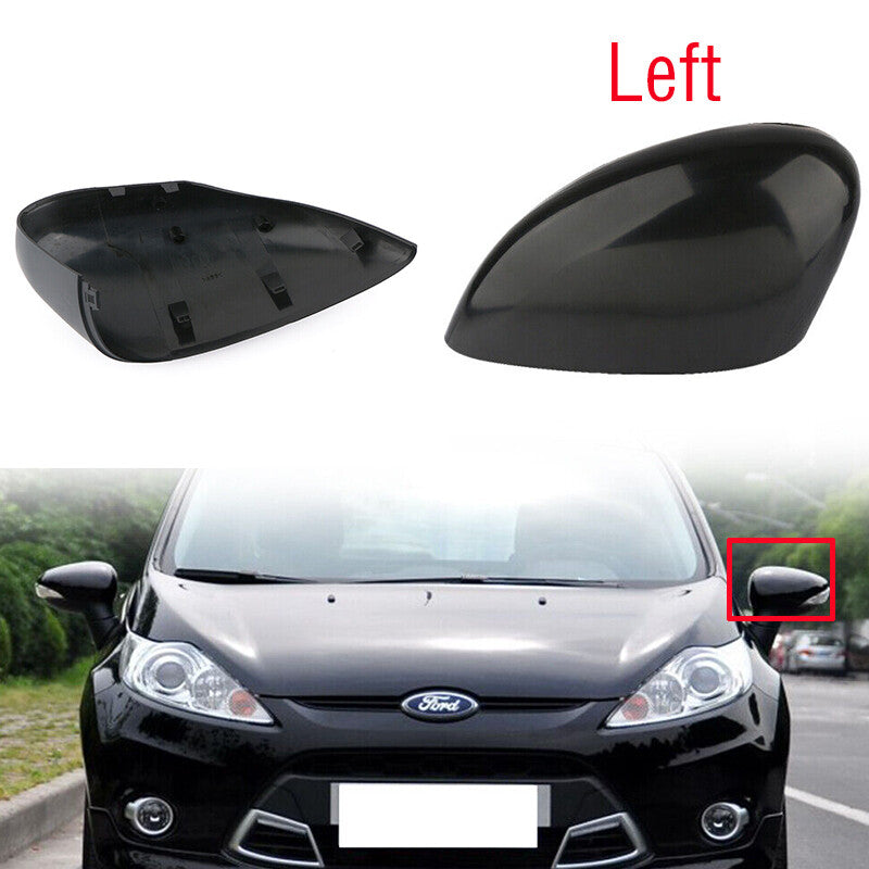 Left wing door mirror cover (LH) passenger side cover for Ford Fiesta MK7 2008 - 2017