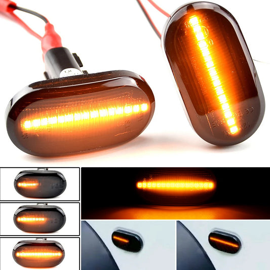 Pair of Side Marker Light Turn Signal Light for Suzuki for Jimny JB64 JB74 Smoked