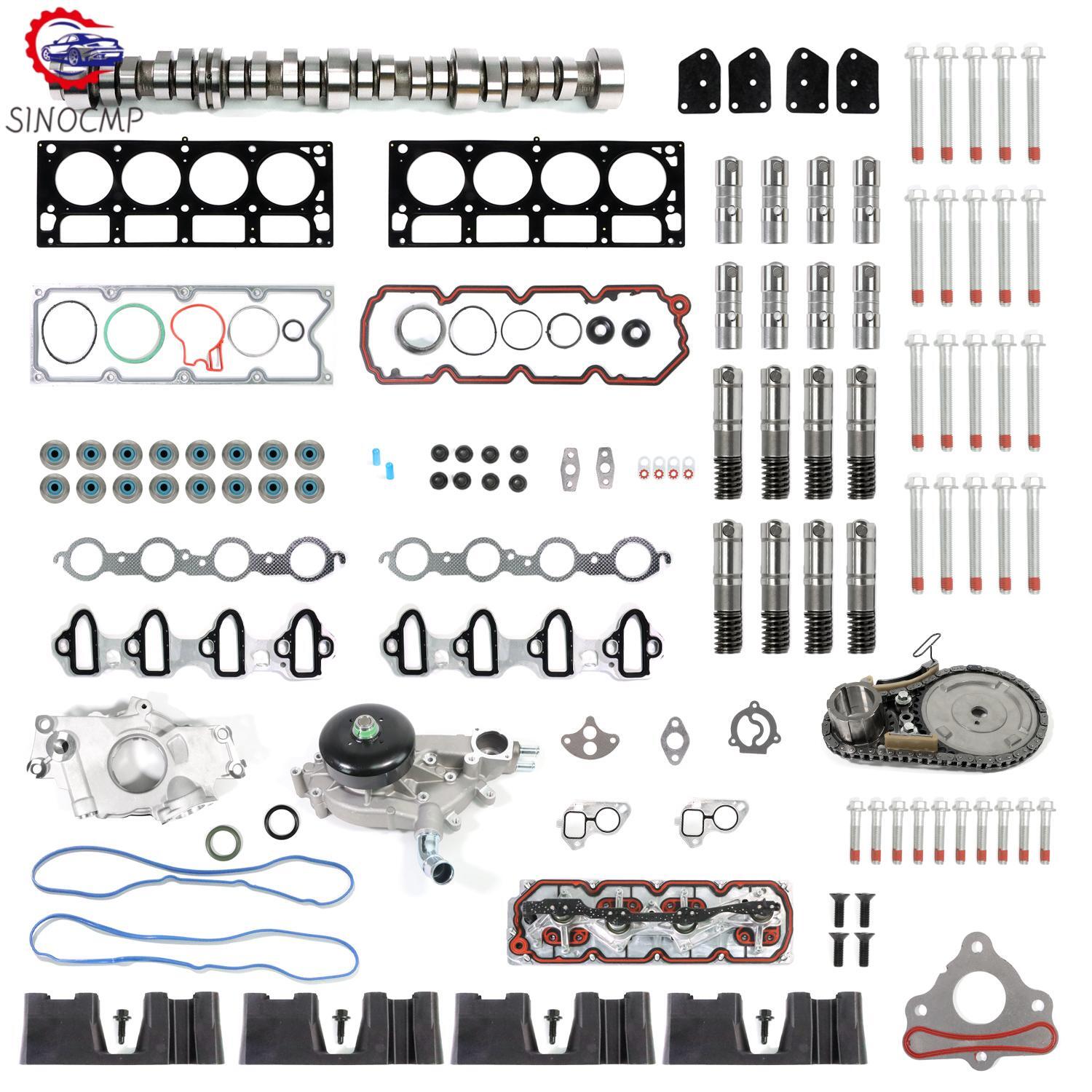 AFM DOD Kit Camshaft Lifters Head Gasket Set VLOM Pumps for 05-14 5.3L for Chevy GM