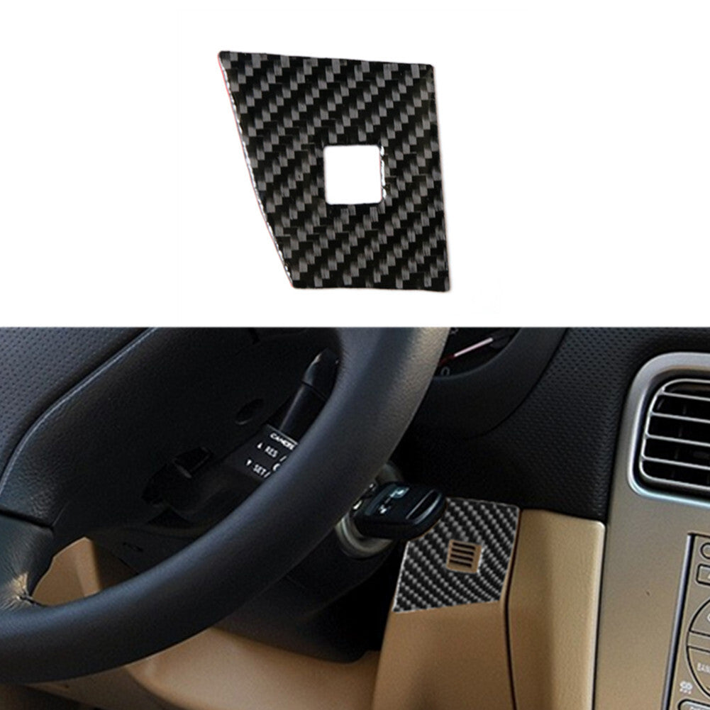 Carbon Fiber Right of Steering Wheel Decor Trim Cover for Subaru Forester 05-08