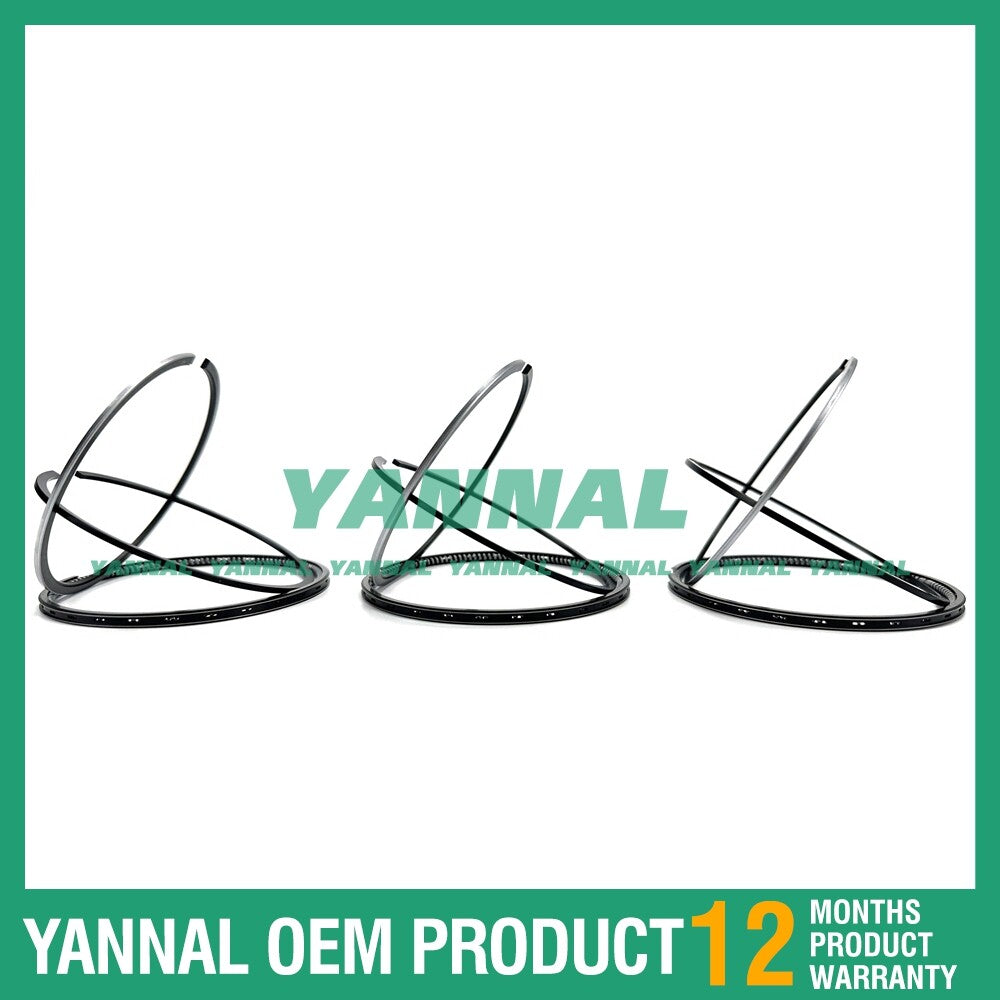 new 3x 14601-21050 piston rings STD for Kubota D600 engines.