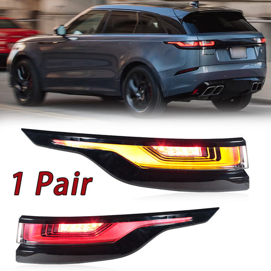 2Pcs LED Rear Tail Light for Land Rover for Range Rover Velar 2017-2024 Driving DRL