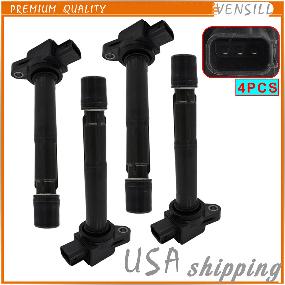 Set of 4 Ignition Coil UF311 for Honda for Civic S2000 Accord CR-V RSX Element 02-11