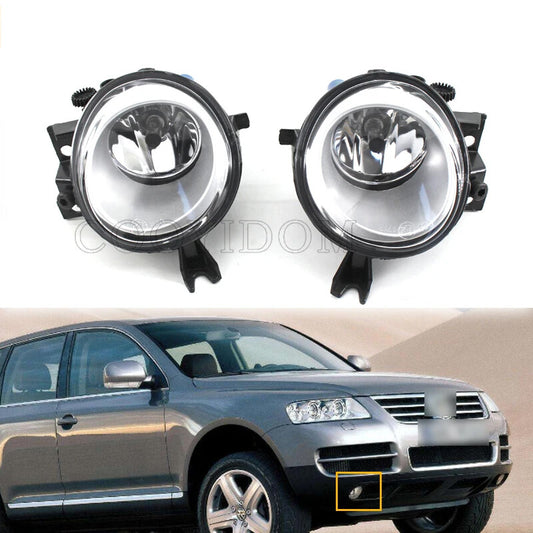 1 Pair Front Fog light Daytime running light for Volkswagen for VW Touareg 2003-10