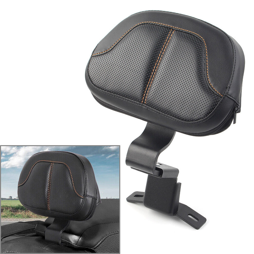 Front Driver Rider Backrest Pad for Harley Touring CVO Road Electra Street Glide