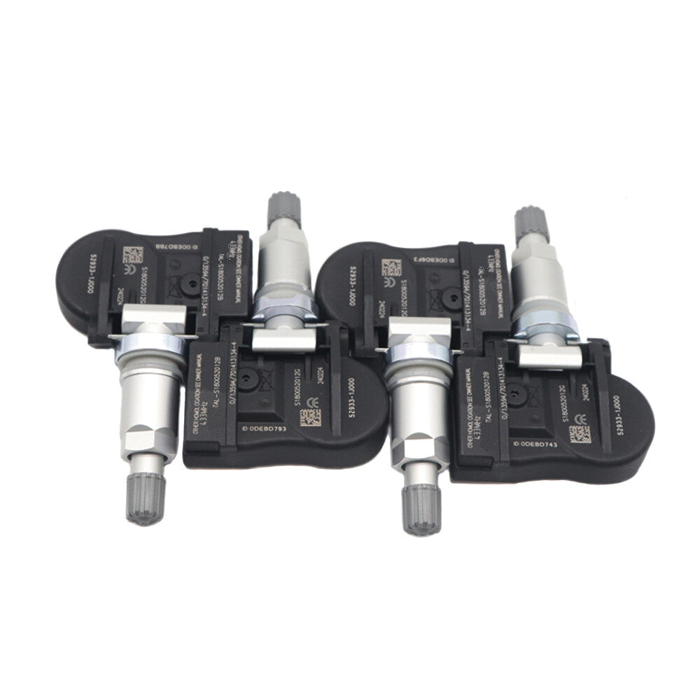 4x Tire Pressure Sensor 433MHz TPMS 52933-1J000 for KIA Optima for Hyundai Sonata