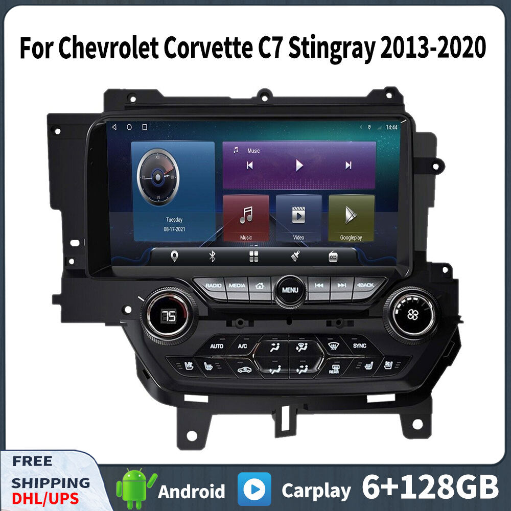 for Chevrolet for Corvette C7 Stingray 2013-2020 CarPlay Car Stereo Radio Player