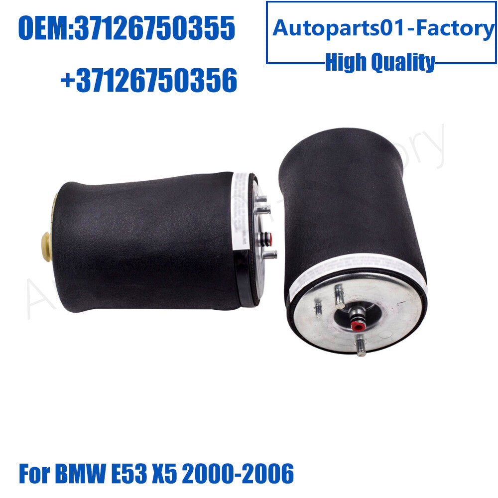 1Pair Rear Left+Right Air Suspension Air Spring for BMW E53 X5 2000-2006