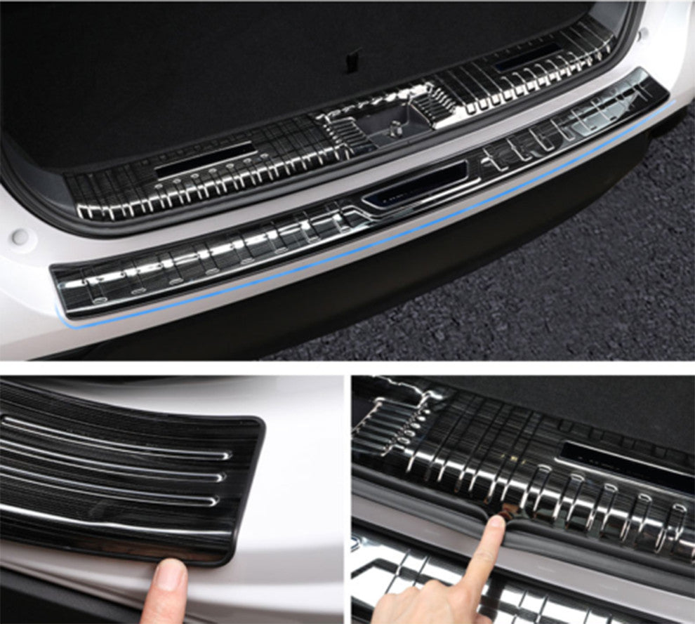 for Toyota Highlander 2020-2022 black Rear Bumper Trunk Sill Guard Accessories