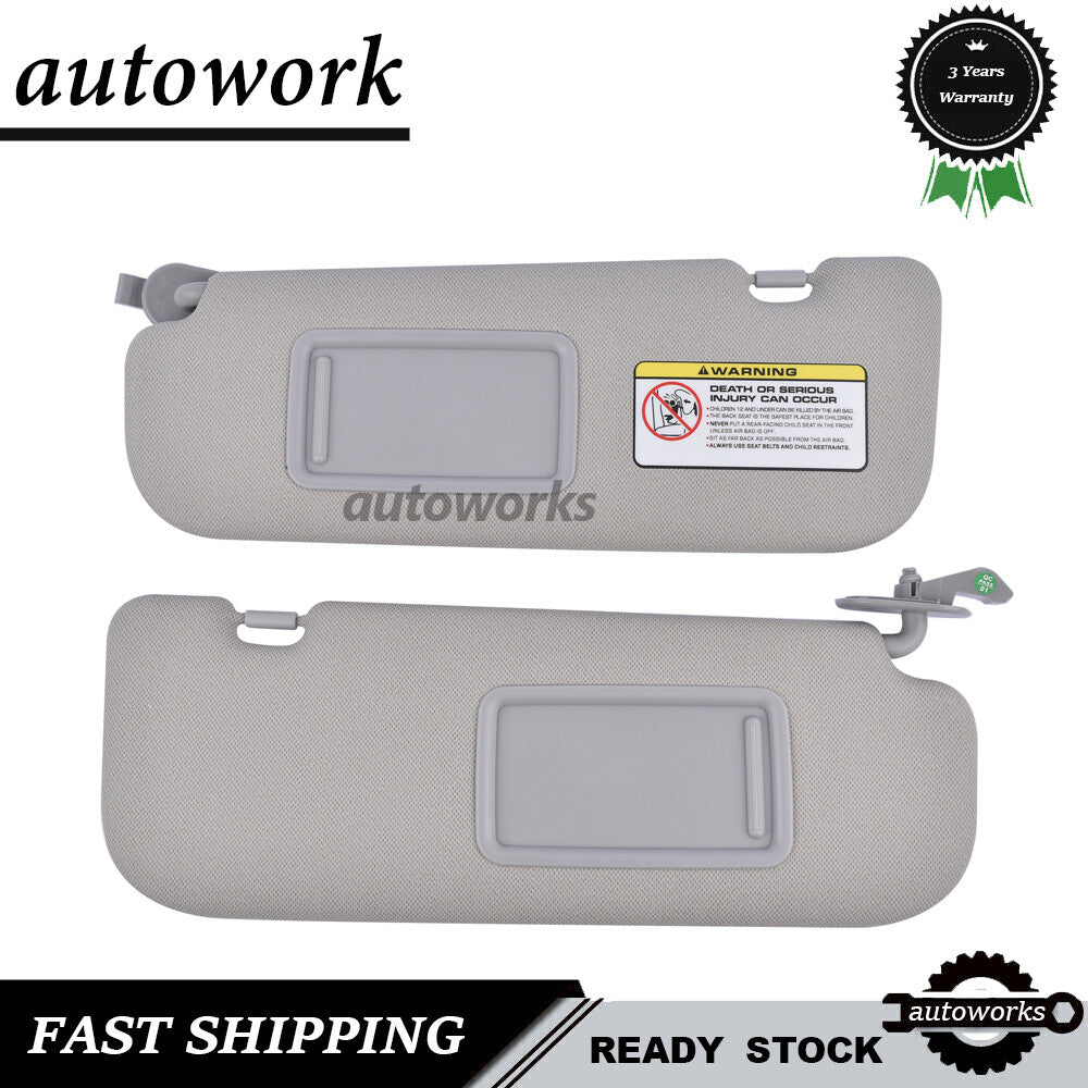 1 Pair Sun Visor Left Right for Hyundai for Elantra 15 GLS 852103X000TX 852203X000TX