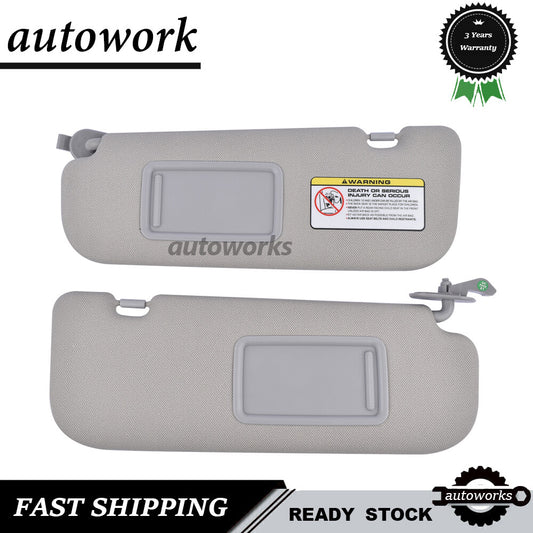 1 Pair Sun Visor Left Right for Hyundai for Elantra 15 GLS 852103X000TX 852203X000TX