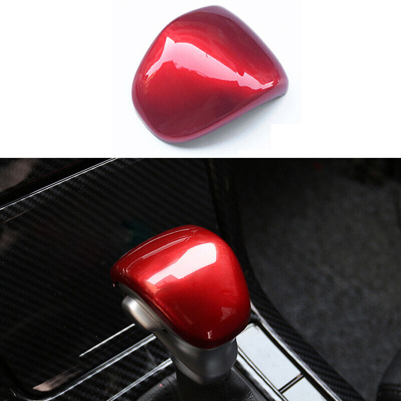 for Kia Sorento 2021-2023 Red interior Car Gear Shift Knob Cover Head Trim