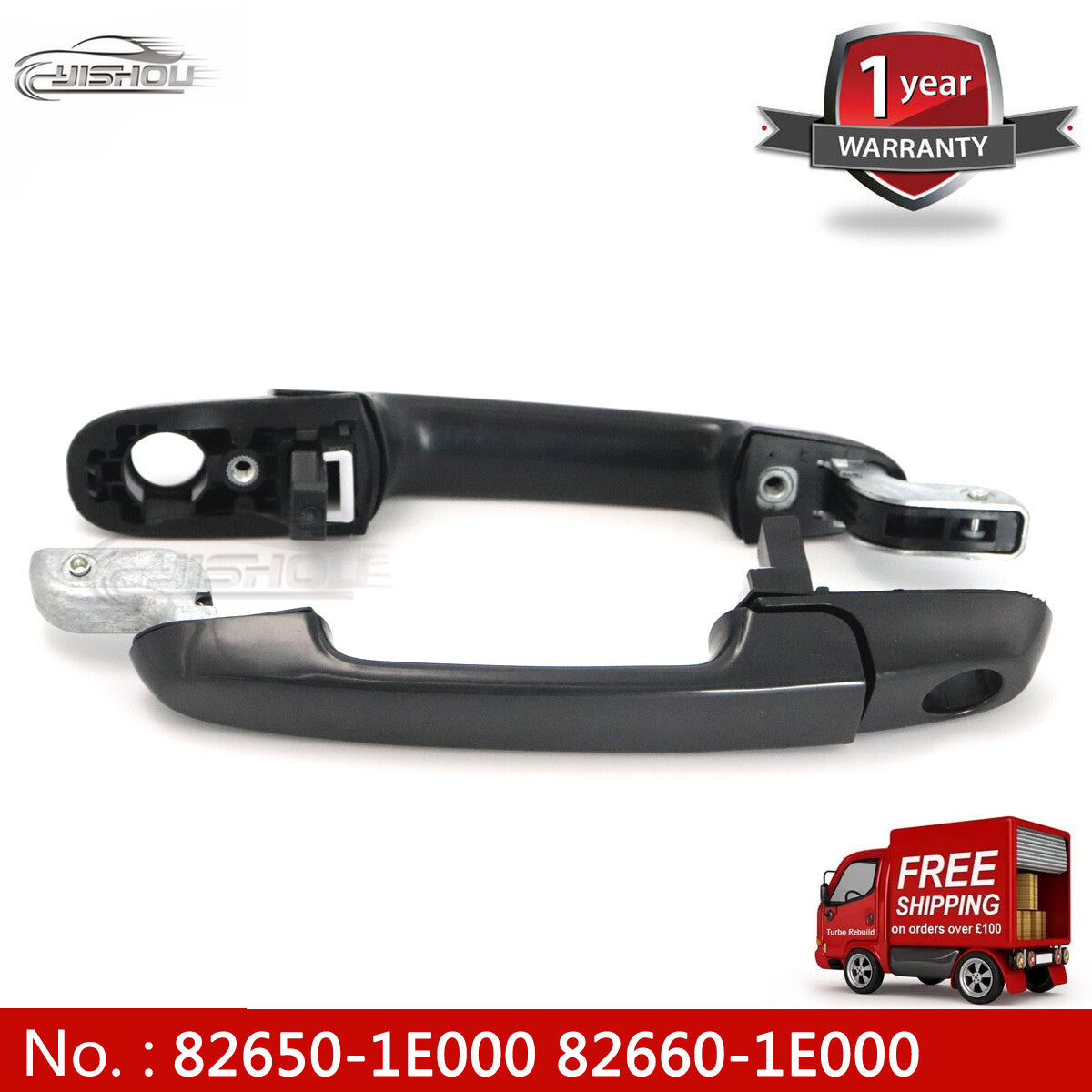 Front left + right door handle exterior for 2006-2011 modern accents.