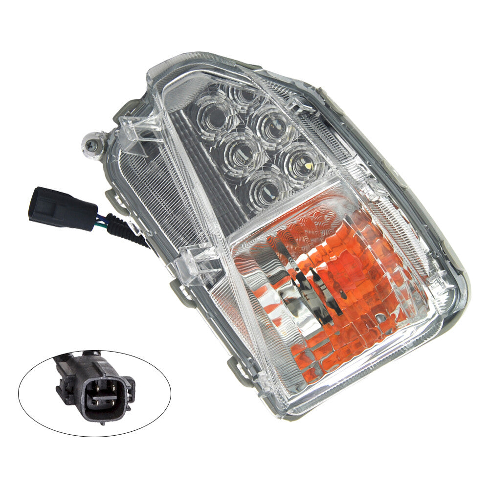 Right Front Turn Signal Fog Lamp w/ Bulb Cold White Light for 12-15 for Toyota Prius