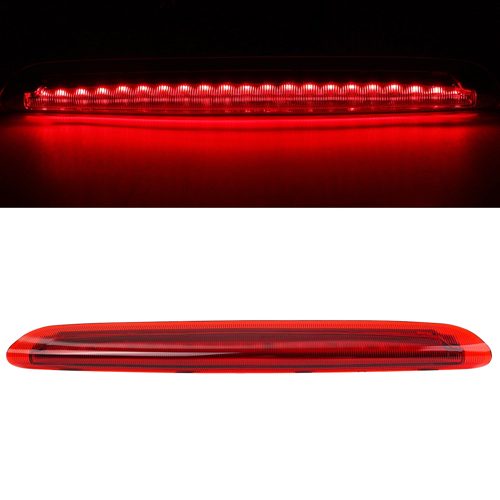 for Audi A3/RS3 2004-2012 Rear Brake Light 3rd Brake Light Red Lens