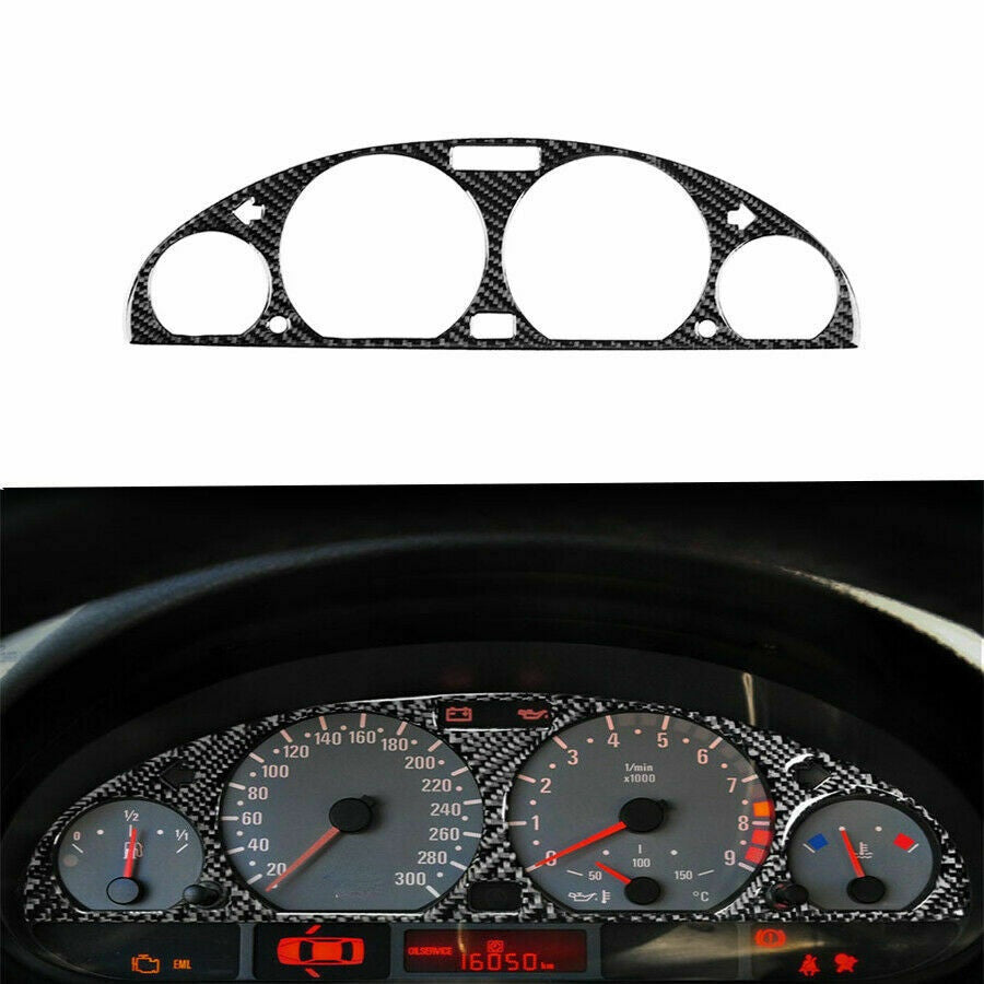 Carbon Fiber Dashboard Instrument Panel Fit for BMW 3 Series E46 M3 1998-05