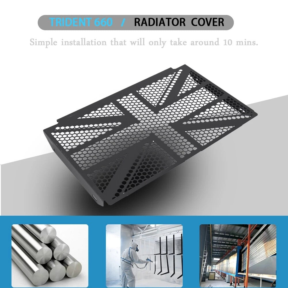 Fit For Trident 660 2021 NEW Motorcycle Radiator Guard Protector Grille Cover