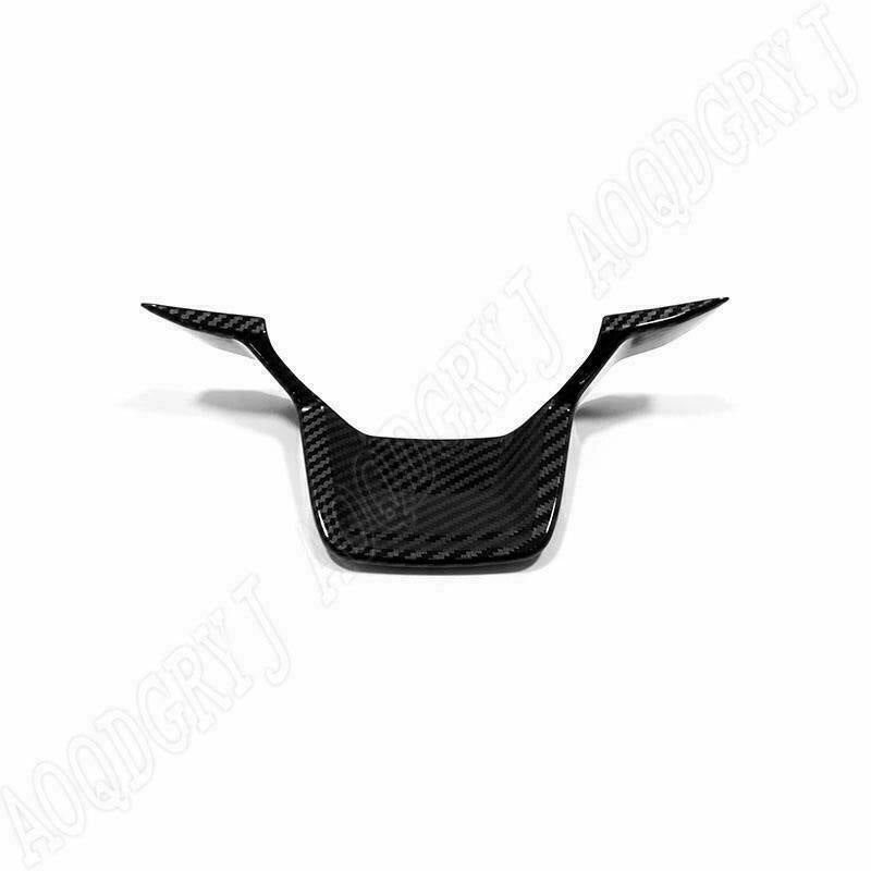for Ford Explorer 2020-2021 ABS Carbon Fiber Steering Wheel Moulding Trim Cover
