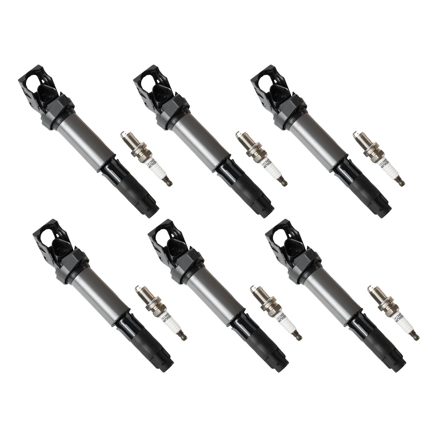 6X Ignition Coils + 6Pcs Spark Plugs set for BMW 328i 335i 525i 528i X5 X6 UF522