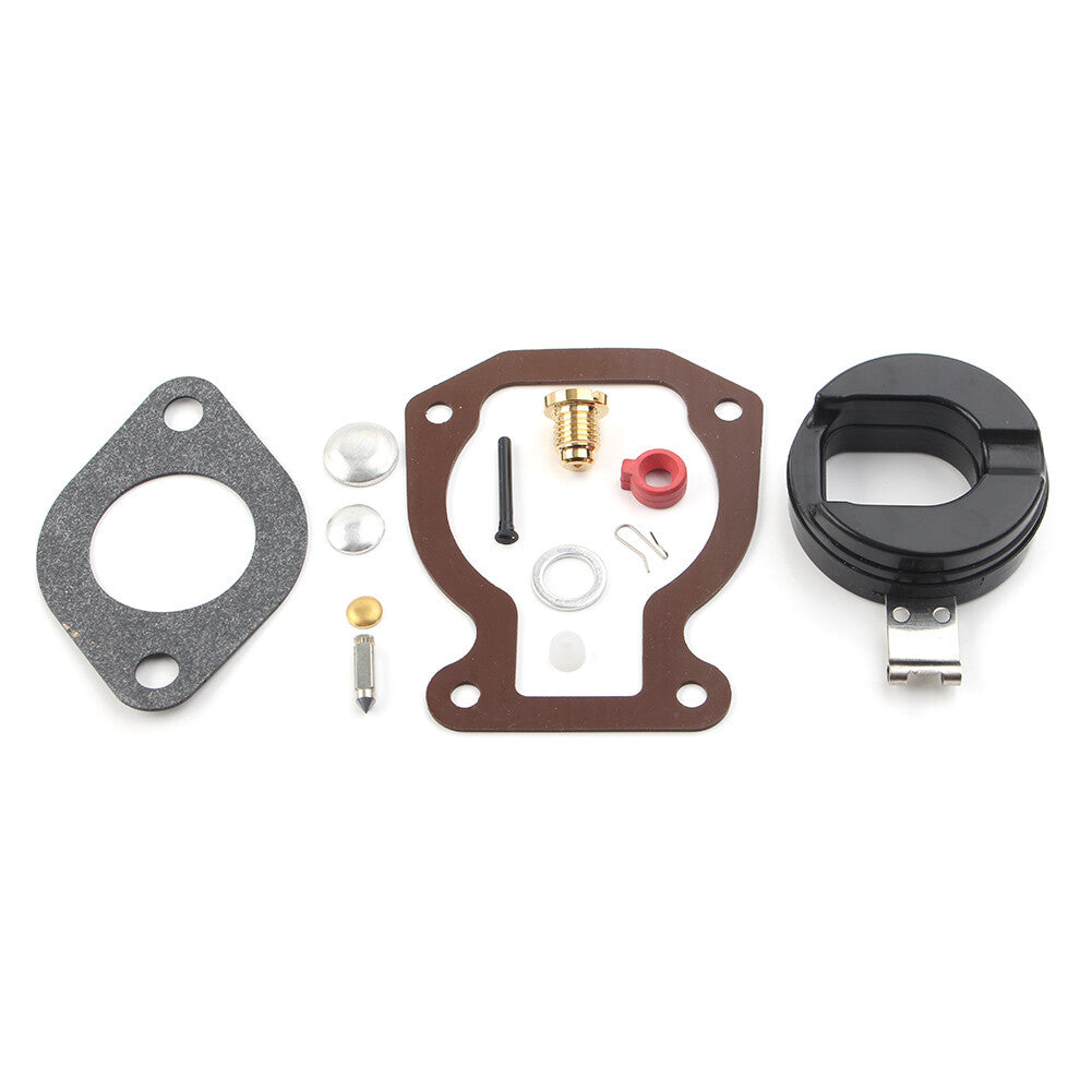 Carburetor Carb Kit w/ Float For Johnson Evinrude 9.9 HP 15 HP 1974-1988 398453