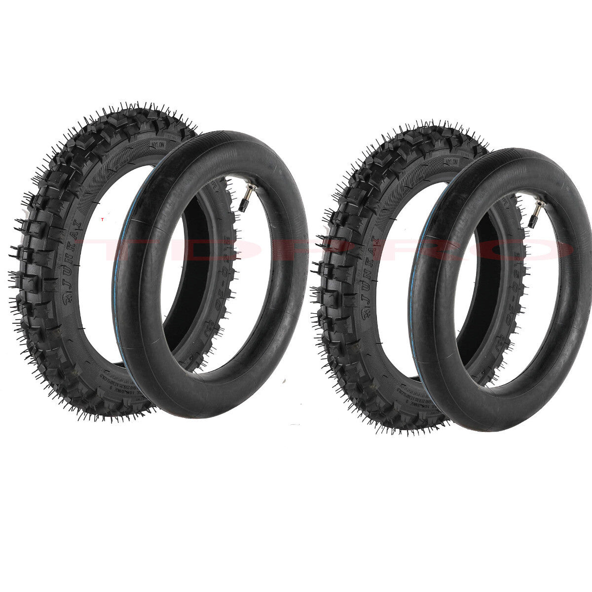 For 1981-2018 for Yamaha PW50 PeeWee50 Front Rear Tyre Tube 2.50-10 (2 SETS) 2.5-10