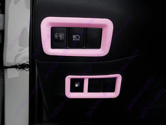 Pink style Headlight adjustment decorative cover for Toyota CHR C-HR 2018-2021