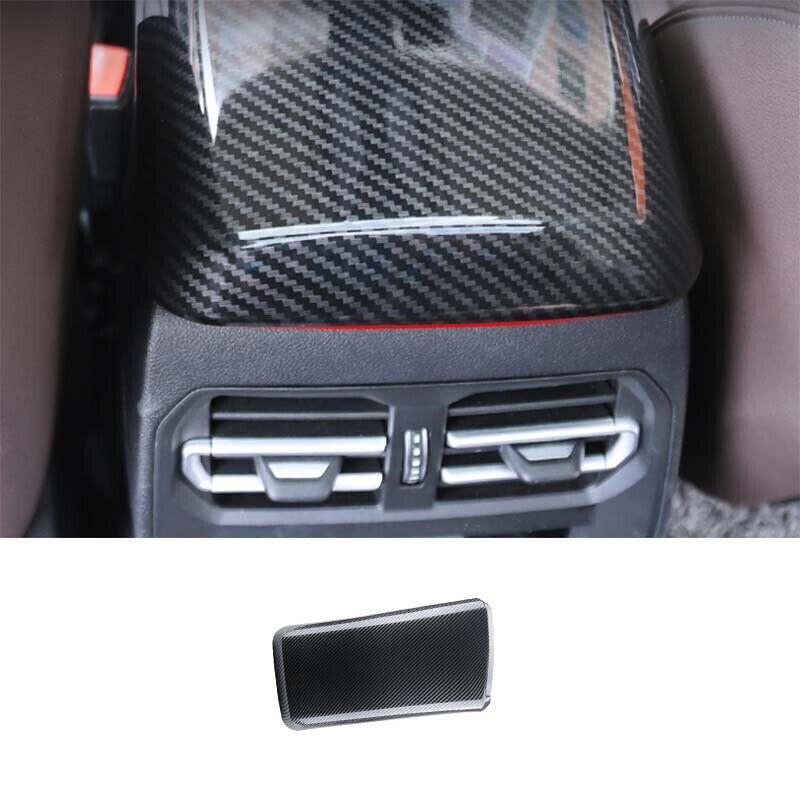 Storage Box Trim Central Console Carbon Fiber 1PC for BMW 3 Series G20 2019-2022