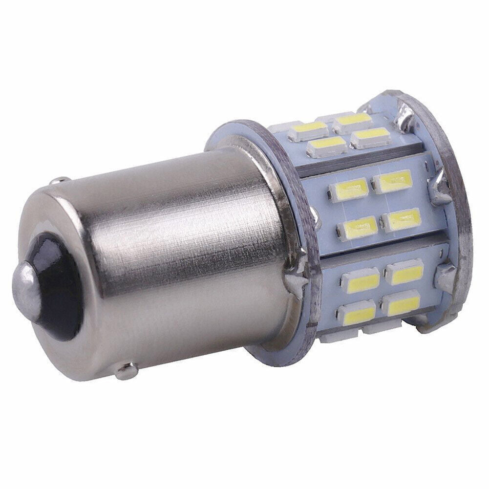 10x White 50SMD 1156 BA15S 50SMD LED Tail Turn Signal Light Bulb Indicator Lamp