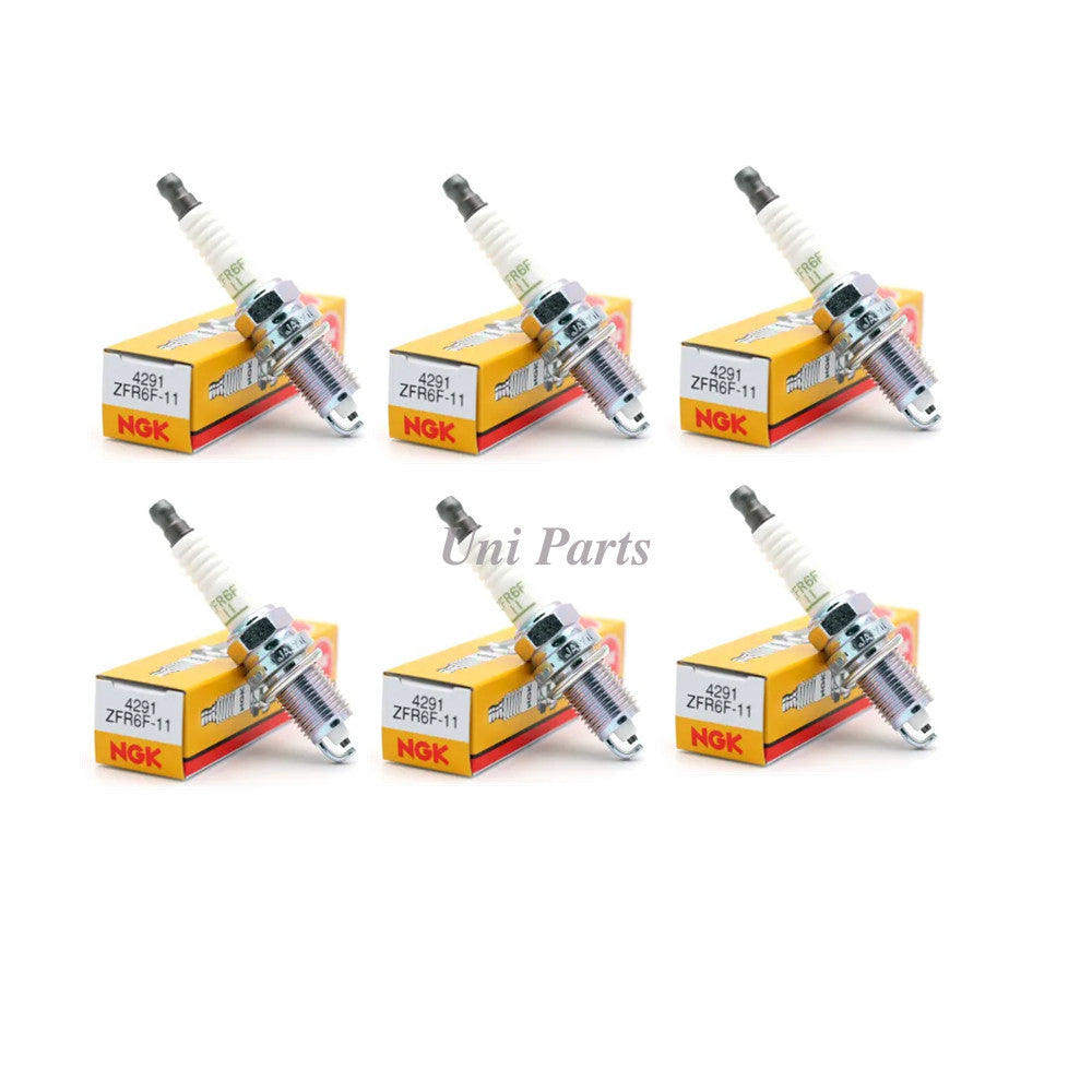 SPZFR6F11G for Dodge Dakota for Jeep Grand Cherokee 3.7L V6 6 pcs Spark Plug