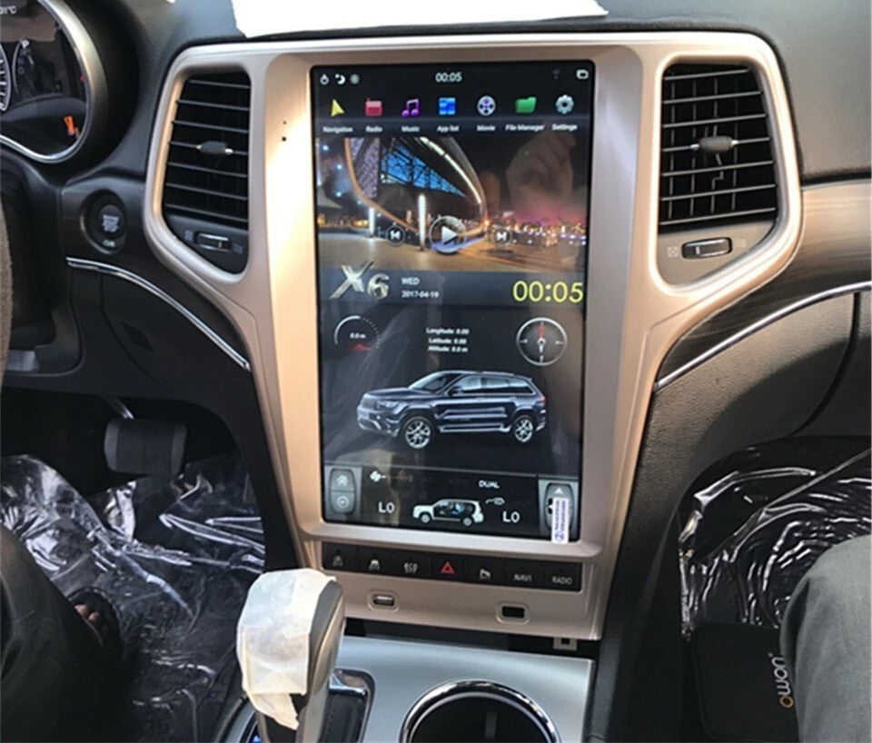 8+128G Android GPS Navigation Wifi 13.6 for Jeep Grand Cherokee 2012~2022 radio