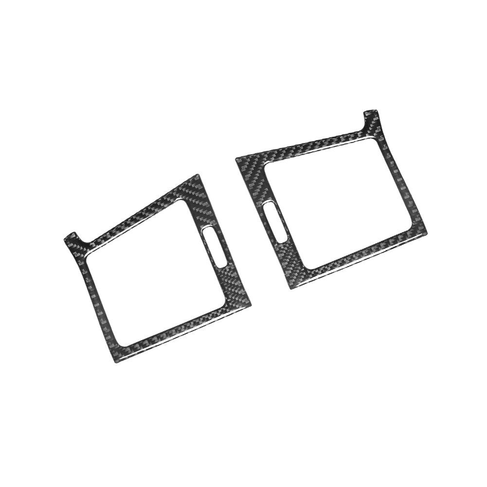for Mercedes R-Class 2009-2012 2X Left & Right Air Vent Trim Cover Carbon Fiber