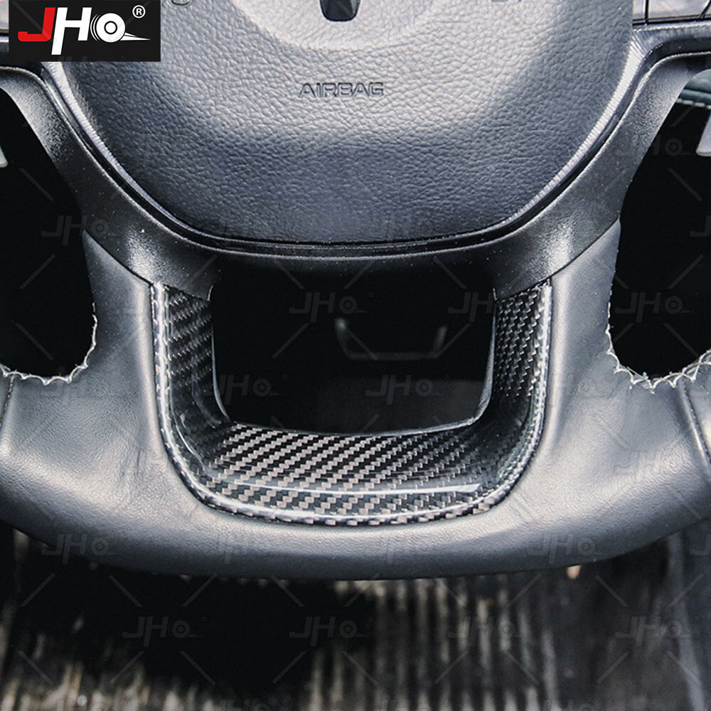 Carbon Fiber Steering Wheel U Covers Trim for Dodge for Ram 1500 TRX Off-Road 2019+