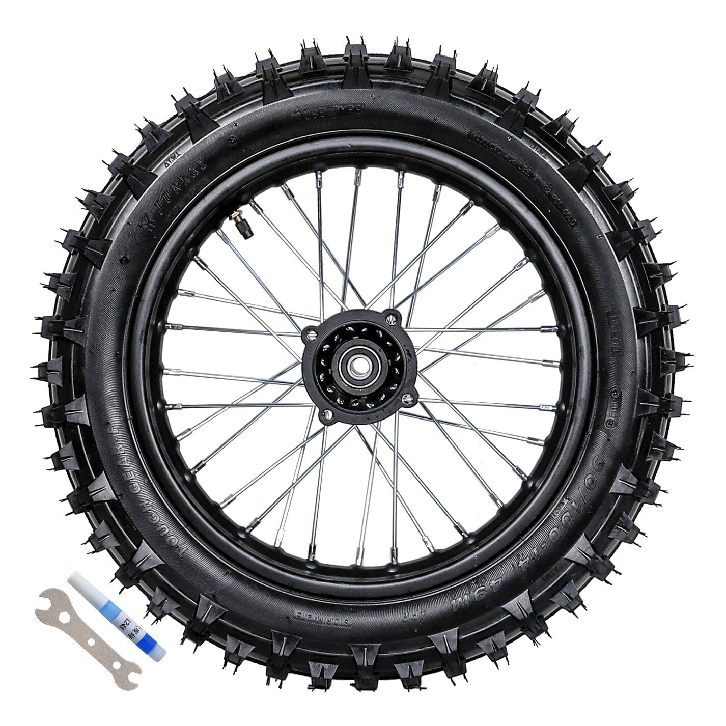 90/100-14 Rear Disc Rotor Sprocket Suitable for 125cc and 140cc Dirt Pit Bicycles and Scooters