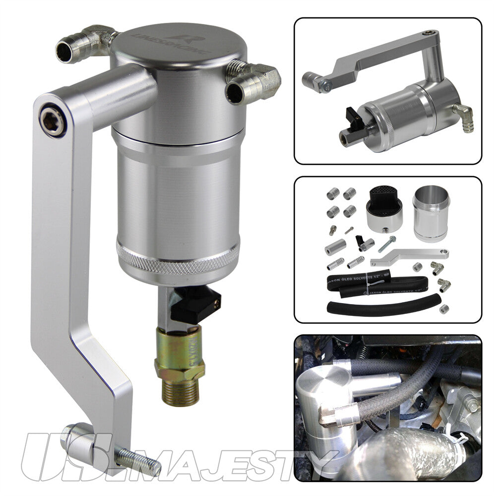 Oil Catch Can Tank w/ Z Bracket For 09-19 for Dodge for Challenger for RAM 1500 5.7L 6.4L SL