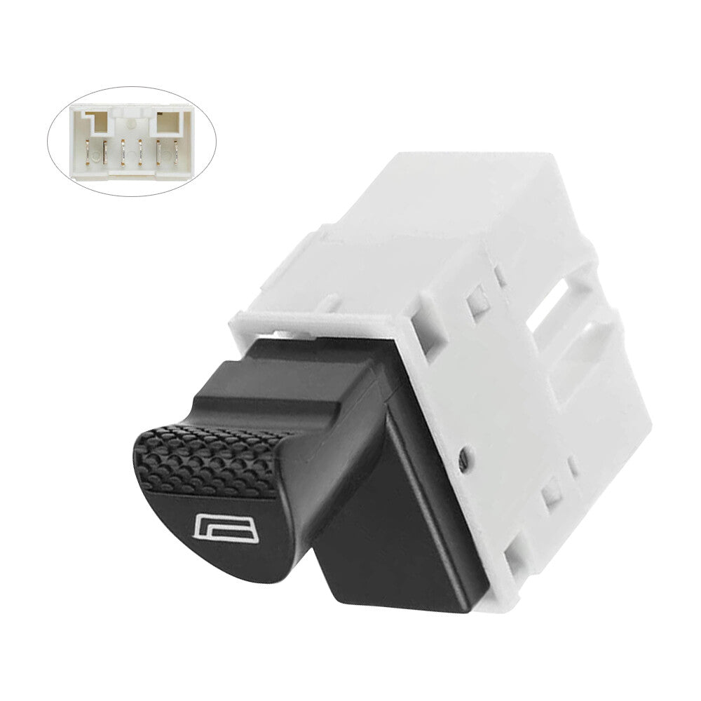 Electric Window Switch Button 6 Pins Black Plastic Replacement for Iveco Stralis