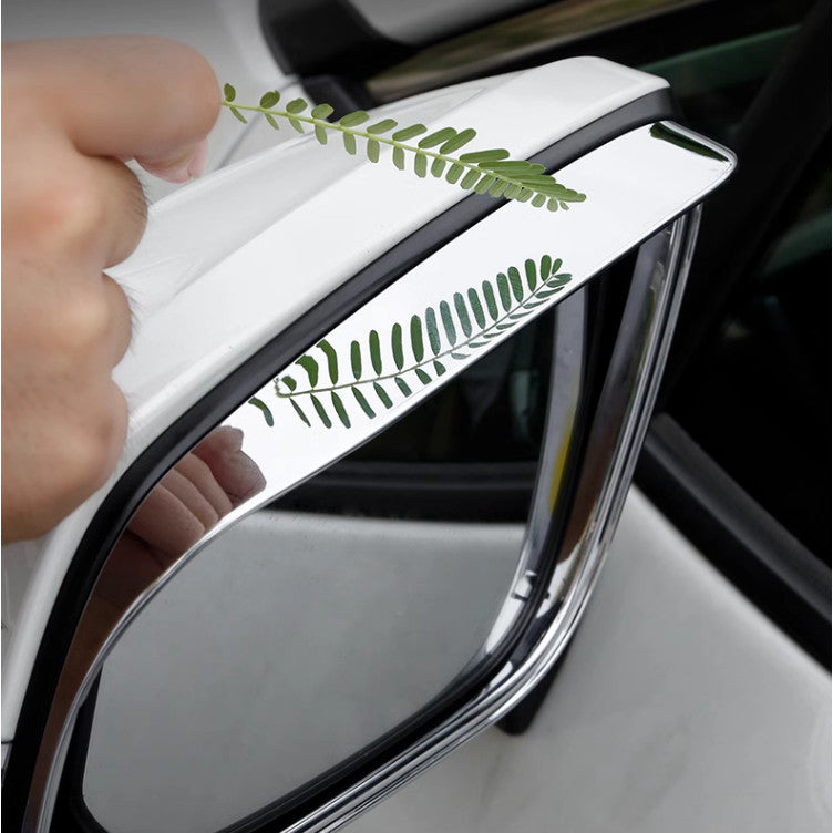 for Toyota for Corolla 20-24 ABS Chrome Rearview Mirror Rain Eyebrow Frame Trim 2X