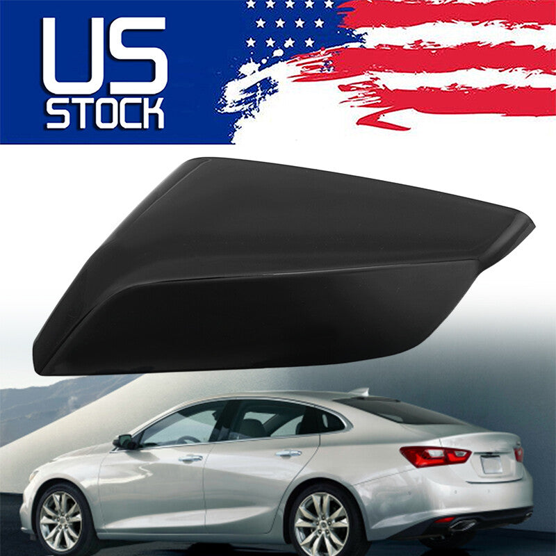 Black replacement driver's side mirror cover for 2016-2020 for Chevrolet Malibu.