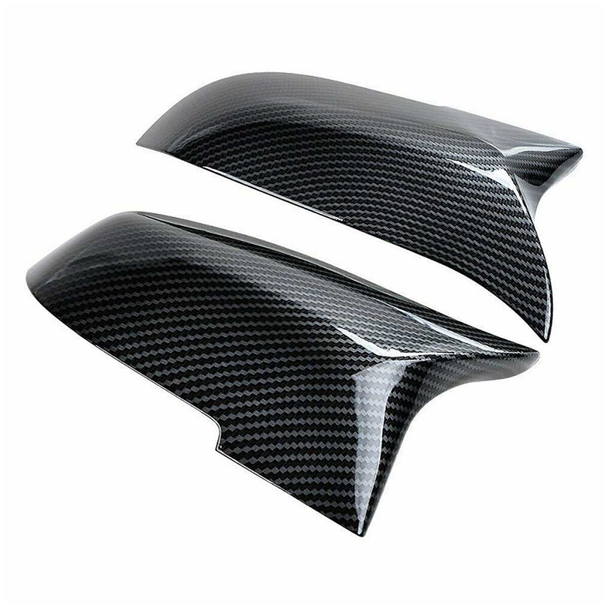 Suitable for 2014-2018 for BMW 5 Series F10 F11 F18 LCI carbon fiber side mirror caps.