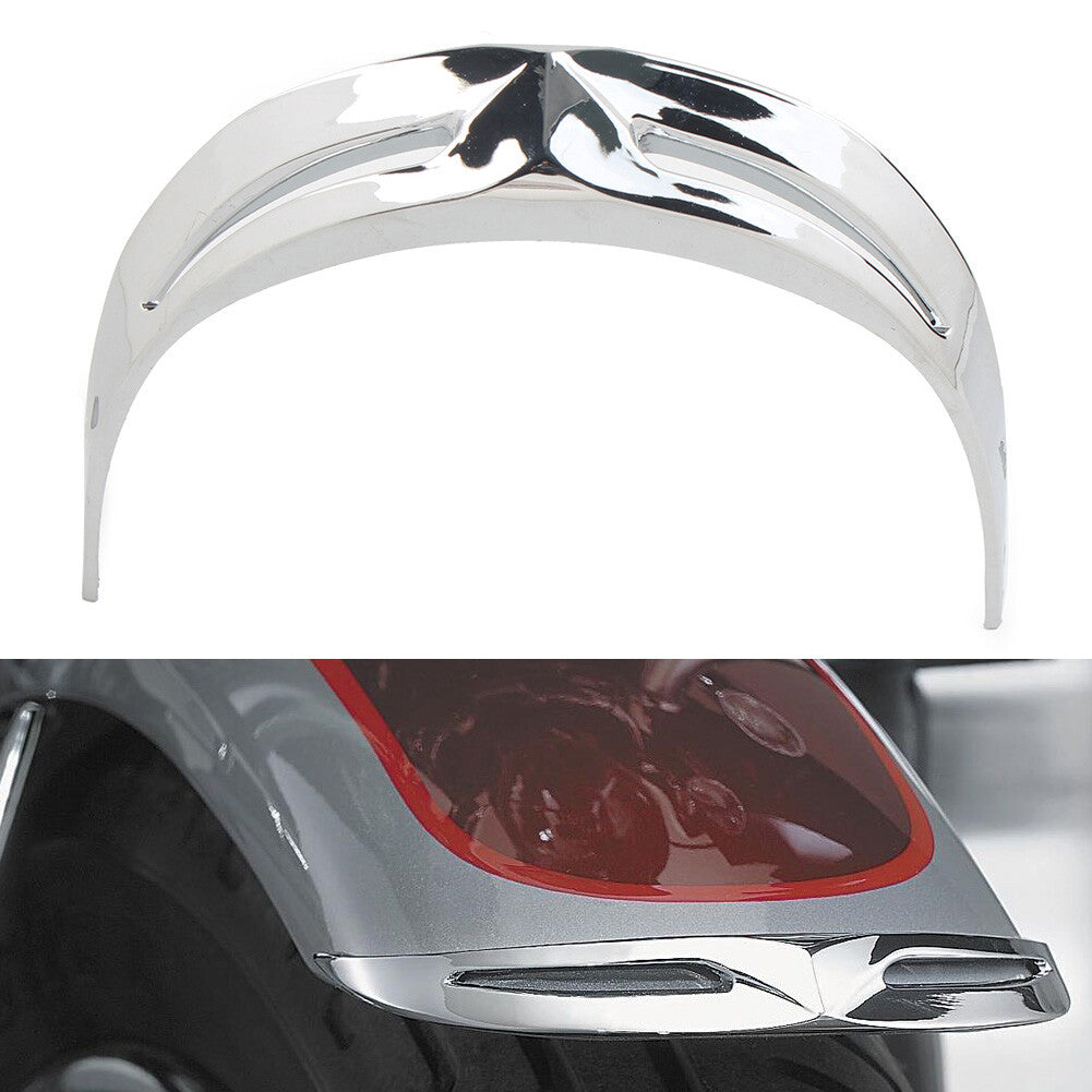 Front Fender Tip Trim Chrome for Harley Dyna Super/Wide Glide Street Bob Softail