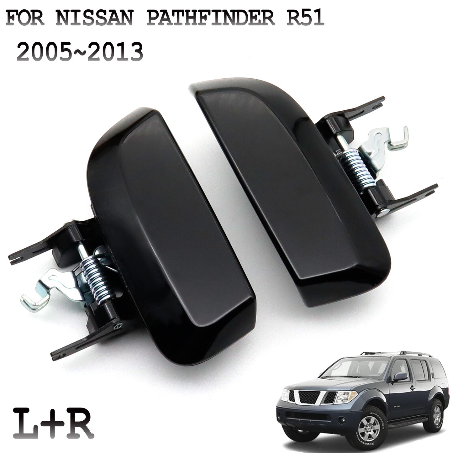 Rear Exterior Outer Left Right Door Handle for Nissan Pathfinder R51 2005~2013