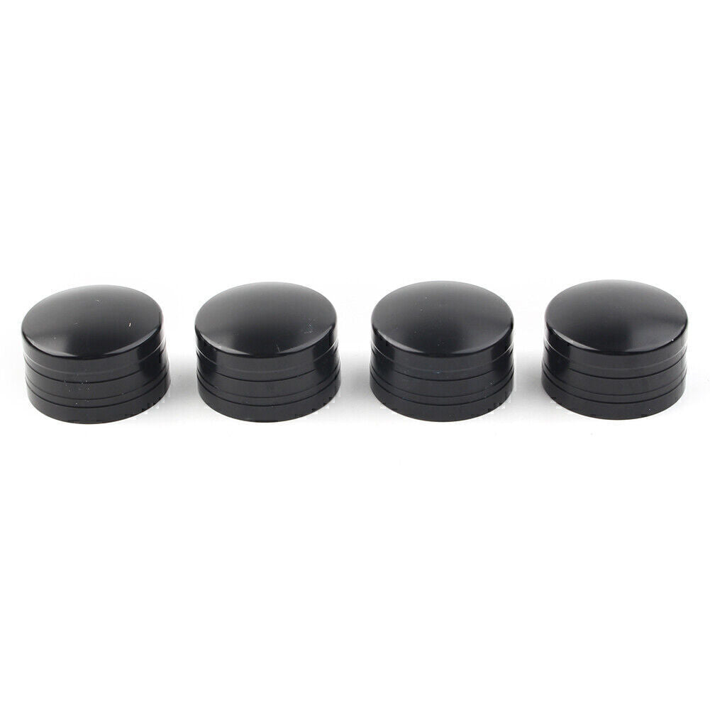 for Harley Sportster XL Twin Cam Touring Black 4x Head Bolt Spark Plug Covers