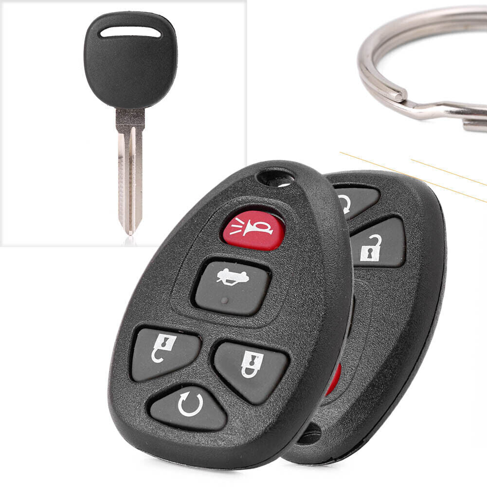 Remote Key Fob 5b Replacement Set for Pontiac G5 G6 Solstice for Saturn Pair Car