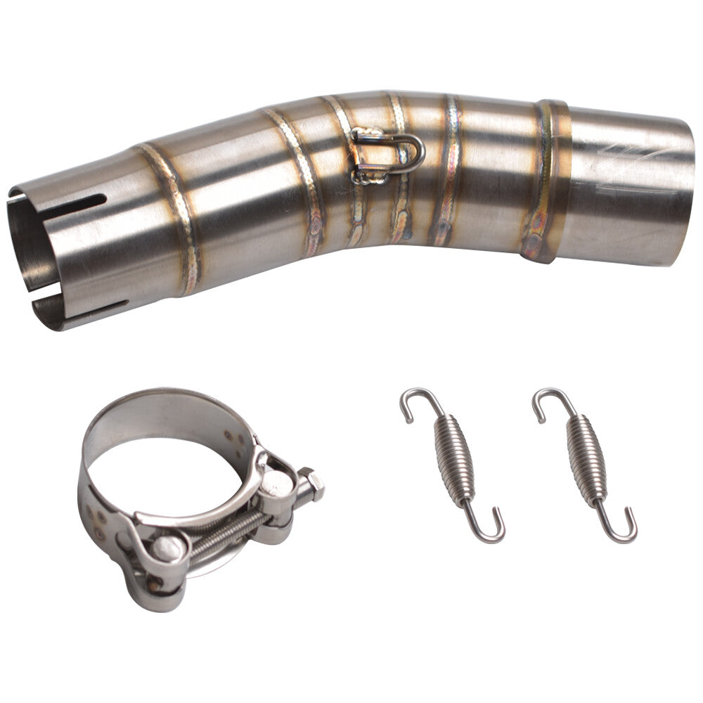Motorcycle 51MM New Slip-On Exhaust Adapter Middle Link Pipe for Suzuki GSX250R