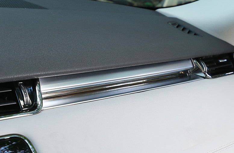 for Range Rover Evoque 2020-25 ABS Silver Middle Console Dashboard Panel Trim 1X