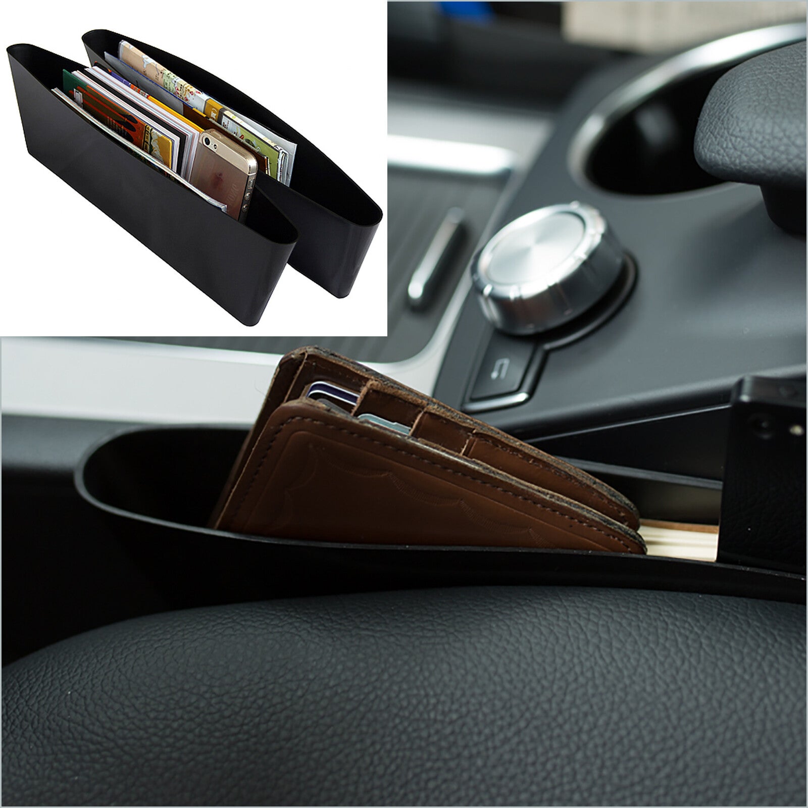 Catcher Box Caddy Car Auto Bag Pocket Storage Organizer Holder Fit All Cars