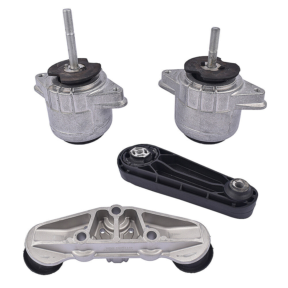 Set of 4PCS Engine Mount Kit for Porsche for Panamera 4.8L V8 2010-2016