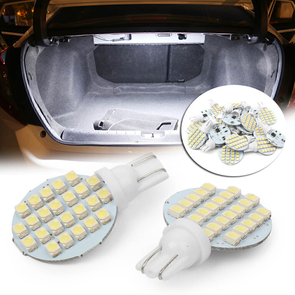 20x Super White RV Trailer Landscaping 24SMD Interior LED Light Bulb