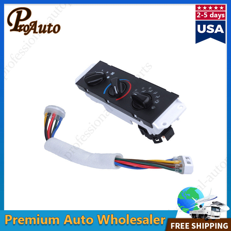 HVAC A/C Heater Blower Control Switch For 1999-2004 for Jeep for Wrangler TJ 55037473AB