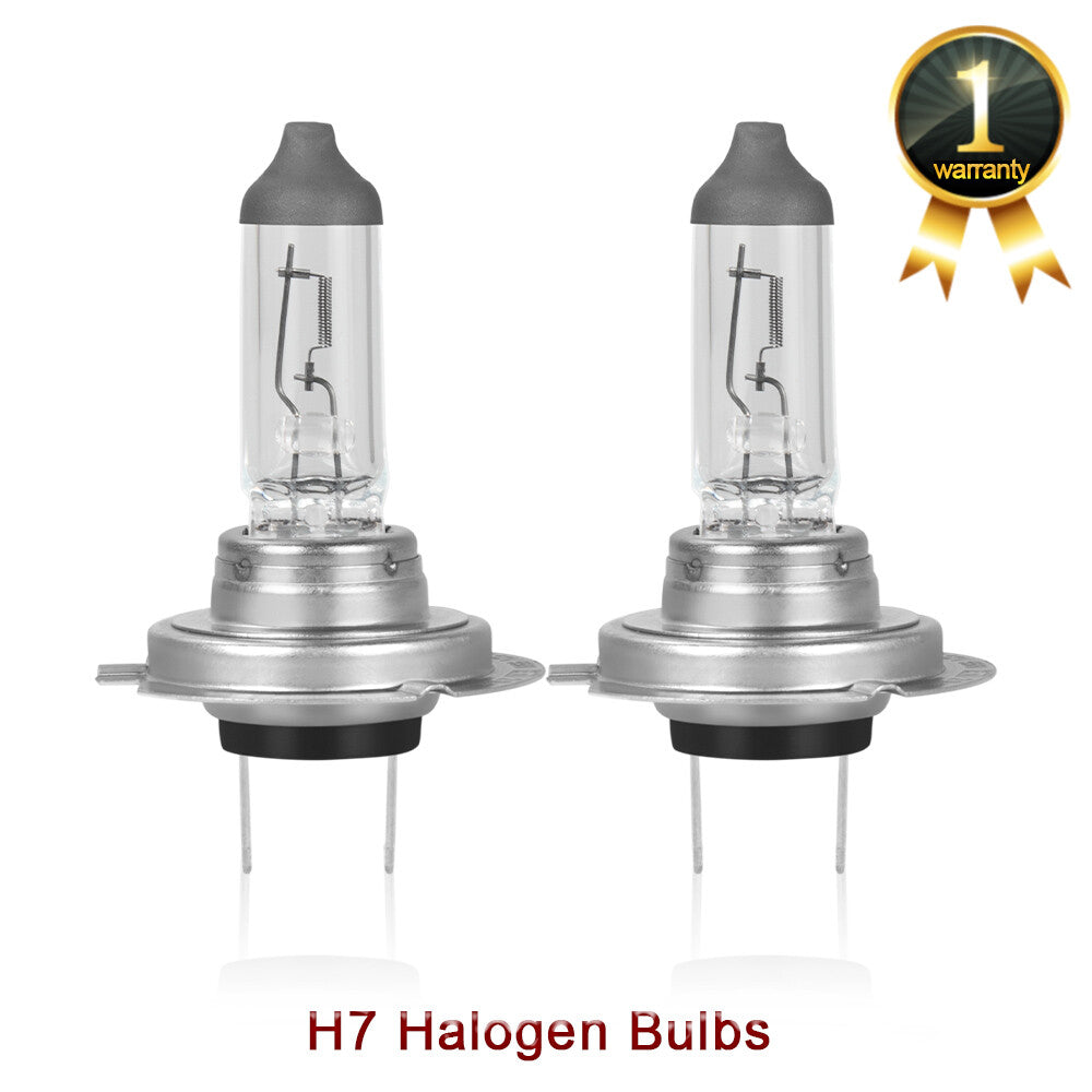 2 x H7 Halogen 12V 55W Super Bright Upgrade Headlight Bulb-150% More Light