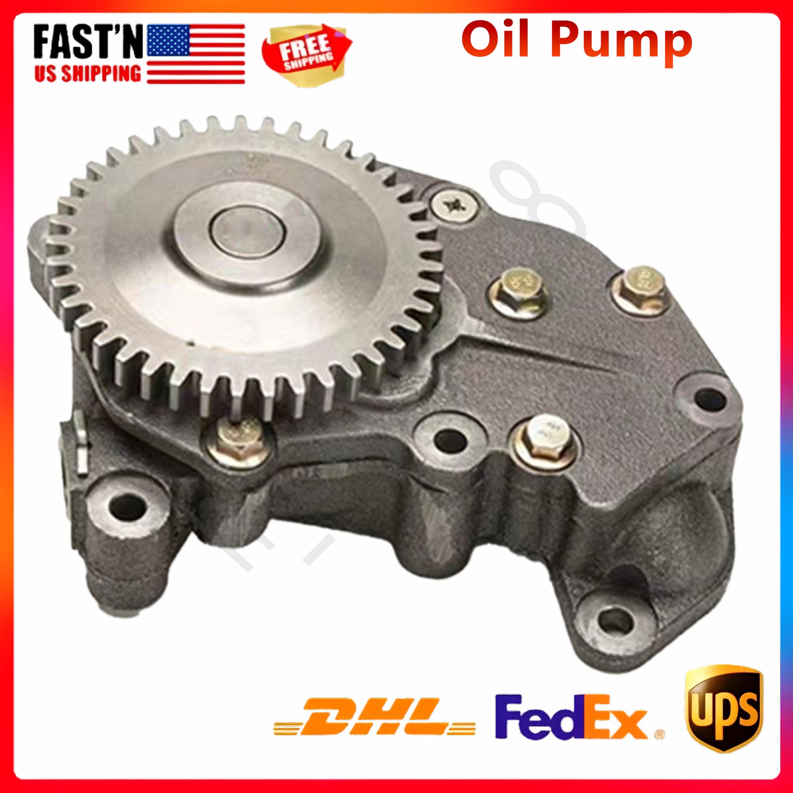 Oil Pump 6221-53-1101 6221-51-1101 For Komatsu S6D108 SAA6D108E PC300-5 PC300-6